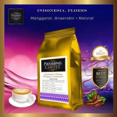 Indonesia Flores, Manggarai, Natural, 100g Coffee Beans (by Paksong Coffee Company)