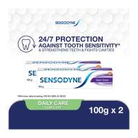 Sensodyne Sensitive Toothpaste Daily Care For Sensitive Teeth Healthy Gum Fights Cavities Gum Care 100g [Twin pack]