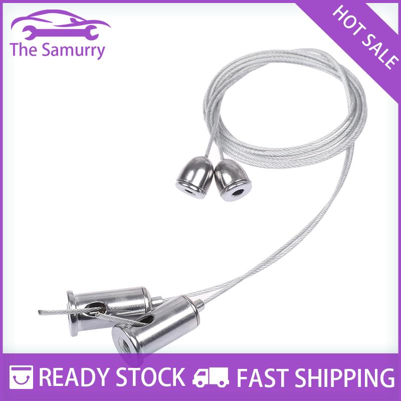 Samurry ✨Hot Sale✨ 2 dây/Bộ cáp thép 1m để nâng các loại đèn bảng khác nhau được sử dụng rộng rãi