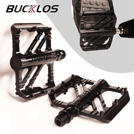 BUCKLOS Sealed DU Bearing MTB Flat Pedals - Aluminium Alloy