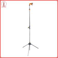 fulaide Freestanding Shower with Tripod Portable Outdoor Shower Portable Telescopic Garden Shower with Tripod Base 9 Adjustable Jet Settings Height Adjustable Camping Shower for Beach Pool Plant Watering –