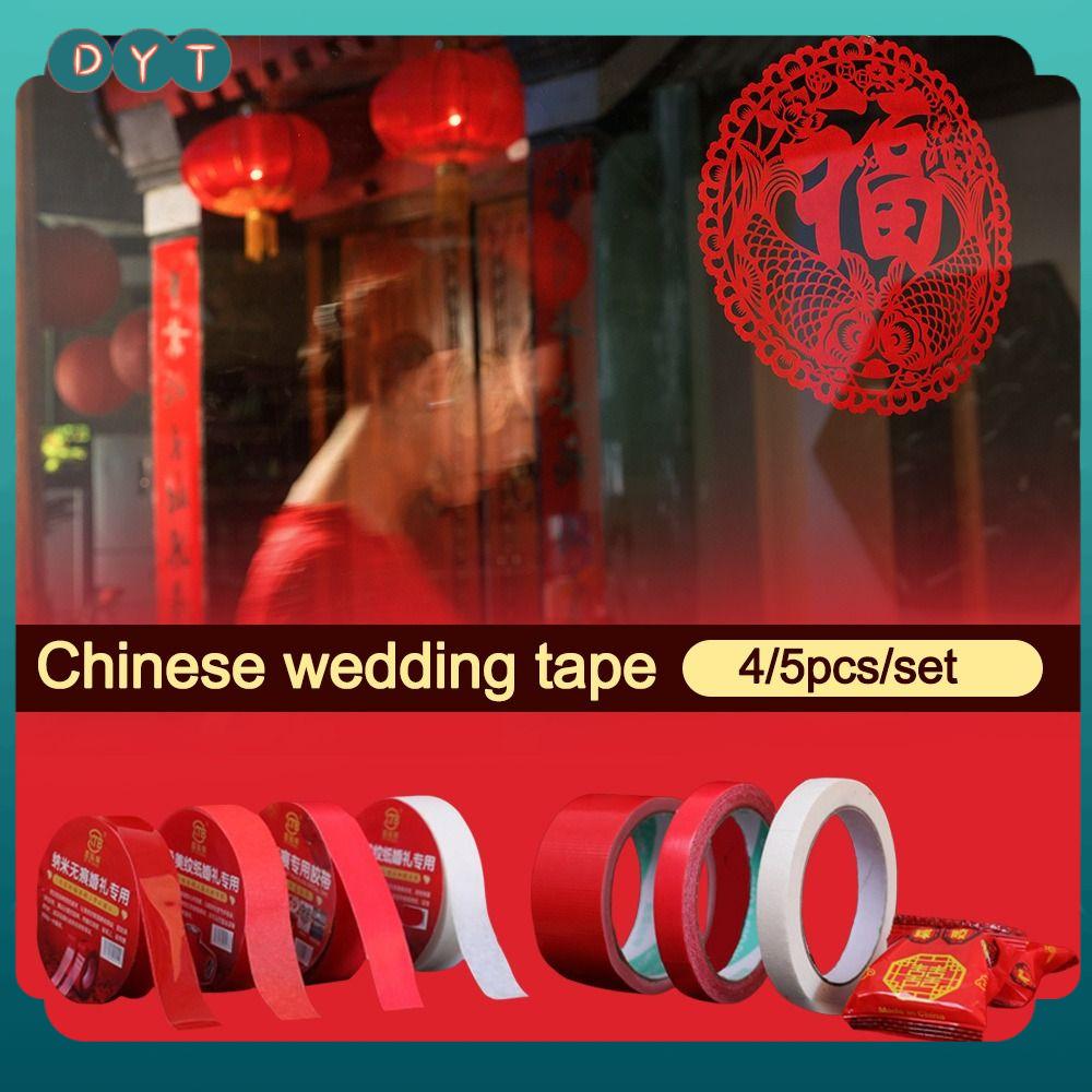 DYT 4/5Pcs Có thể tháo rời Chất kết dính hai  siêu bền Có thể tái sử dụng Chống thấm nước Băng keo nano trong suốt  Dải băng không để lại dấu vết để trang trí đám cưới lễ hội cố định trên tường