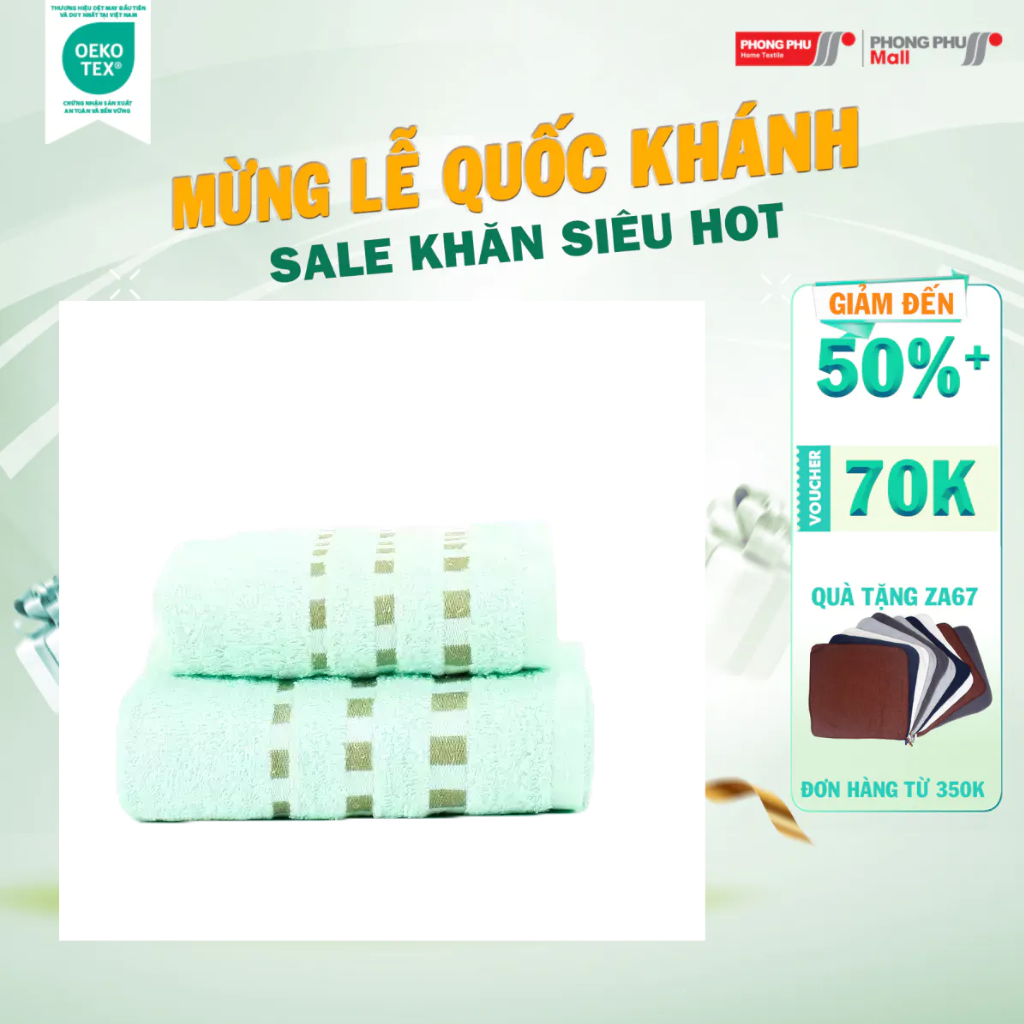Khăn tắm hải cẩu cotton bhd7 60x120cm