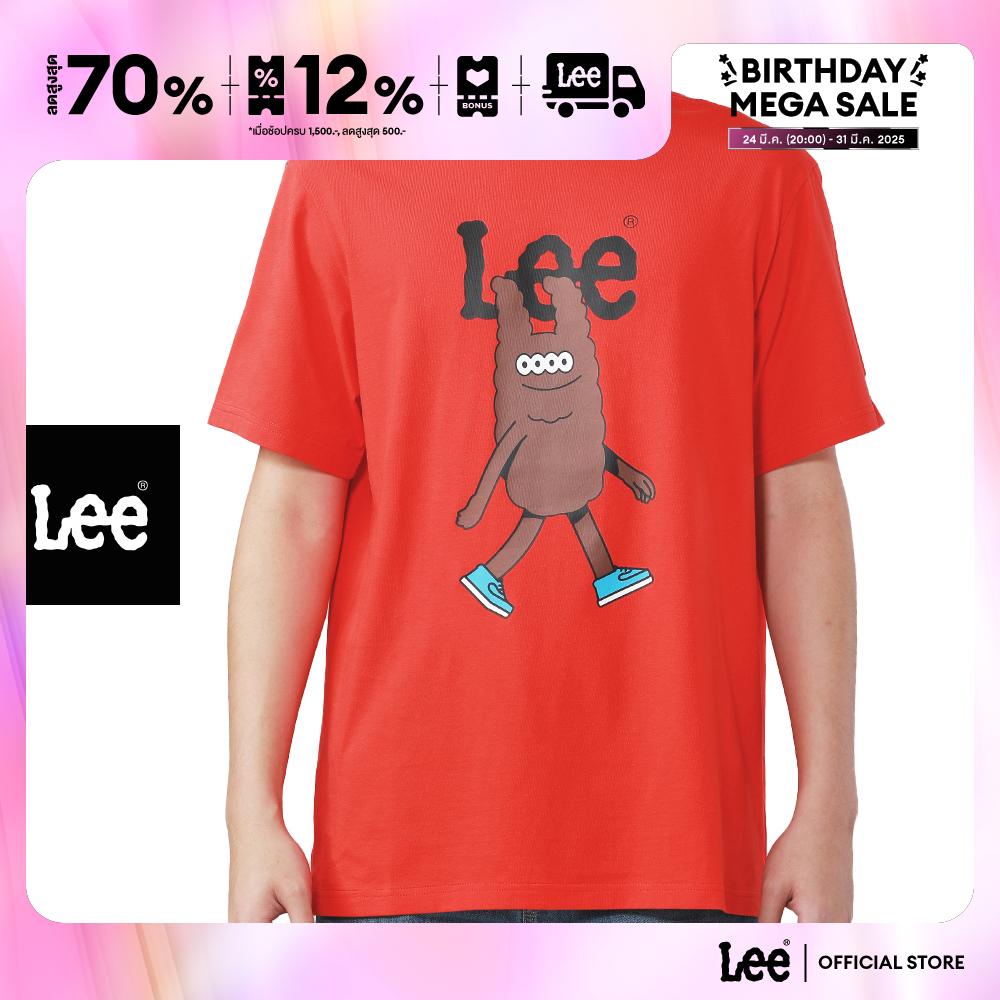 LEE เสื้อยืดแขนสั้นผู้ชาย คอลเลคชั่น Lee x MillionsMonster Comfort รุ่น LE F324MTSSN82 ราคา 645 บาท*ส่งฟรี