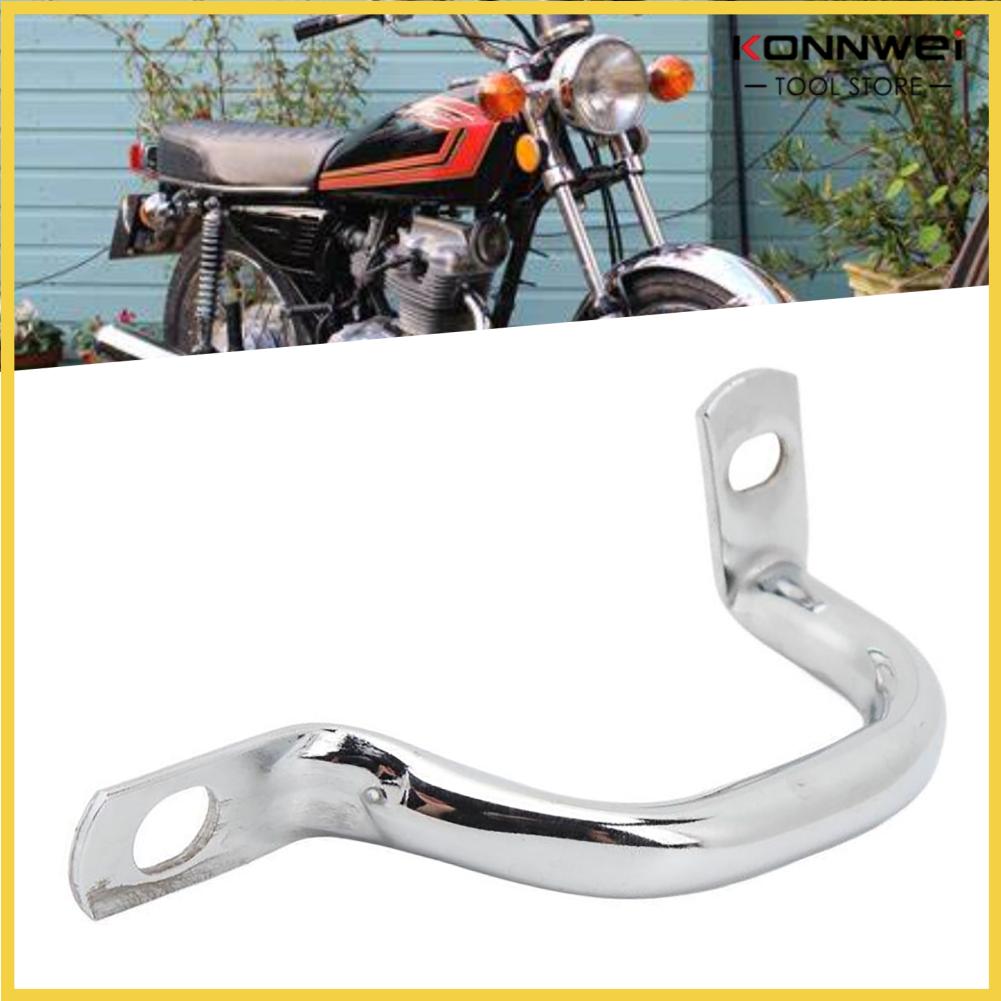 Konnwei Thanh vịn phía sau xe máy Phía sau Pillion Grab Rail Tăng cường sự thoải mái Ổn định cho CG125