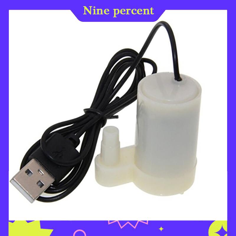 Nine percent Máy bơm nước mini chìm siêu nhỏ USB cho bể cá động cơ DC đài phun nước hồ cá