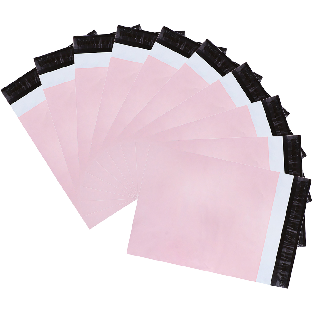 100 pcs chuyển phát nhanh Túi tự niêm phong túi wrapper Pouch Vận chuyển nhanh màu hồng phong bì đóng gói quần áo mùa hè gói nhỏ
