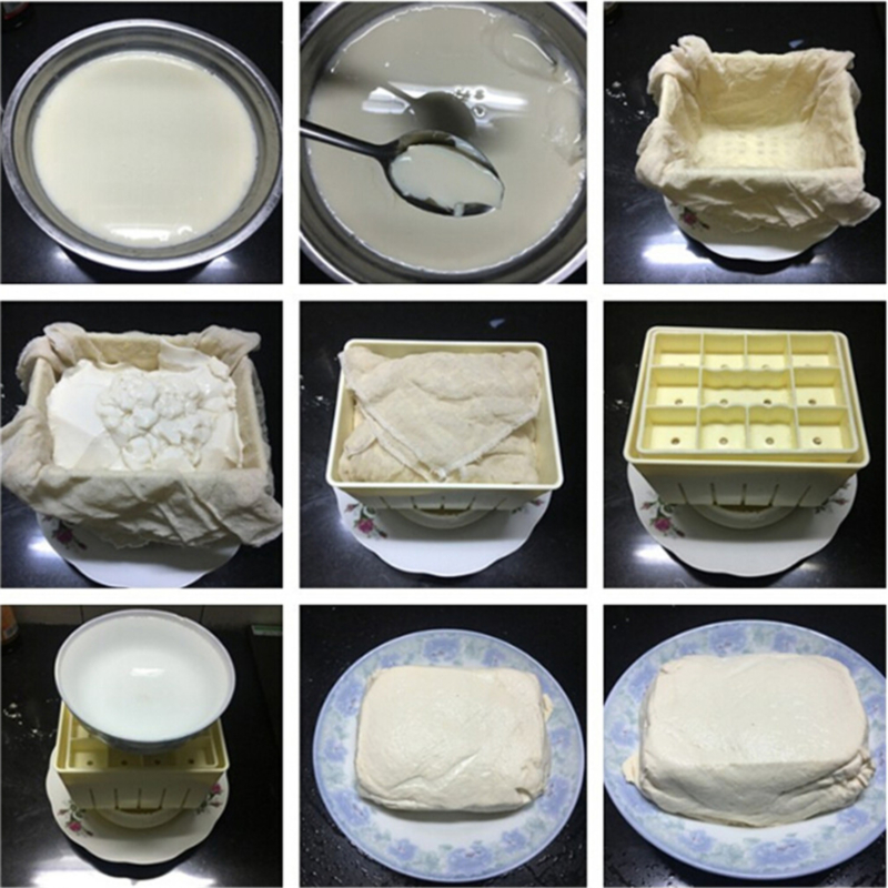 1/2/4/8pcs Cotton Tofu Maker Cheese Cloth Soy For Kitchen DIY Pressing Mould 