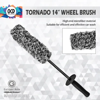 OCD Korean Tornado 14 Wheel Brush - Microfiber Head
