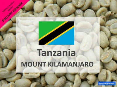 Tanzania Green Coffee Beans - Kilamanjaro 1Kg Unroasted