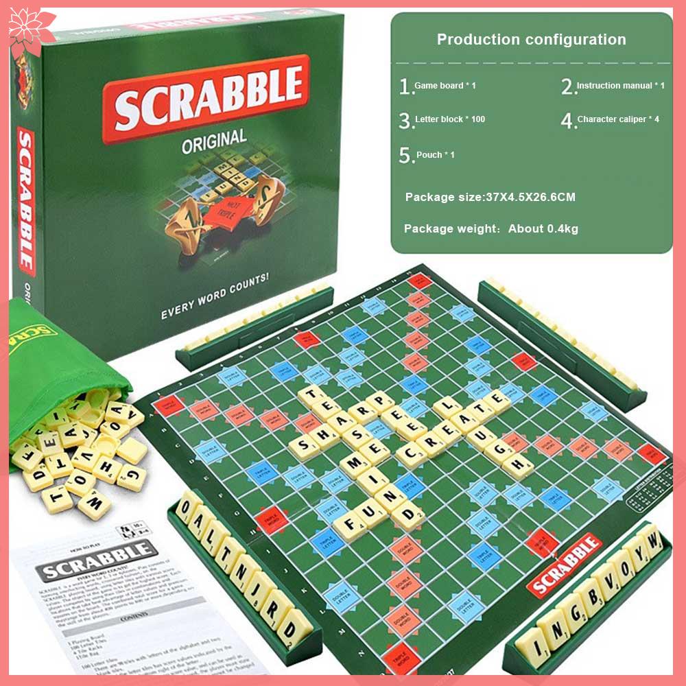New & Sealed Original Scrabble Board Game Family Kids Educational Toys