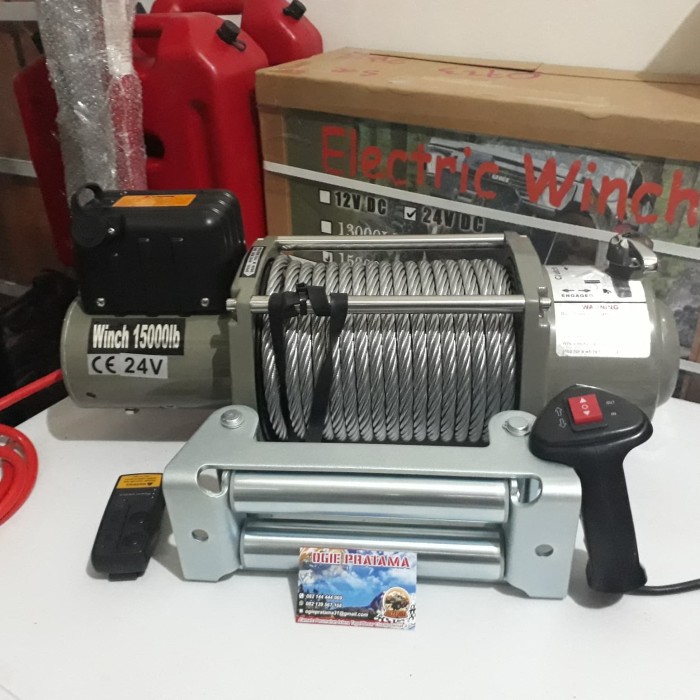 PROMO- WINCH TURTLE 24VOLT 15000LBS 7TON Harga 8,210,000 rupiah*Gratis Ongkir