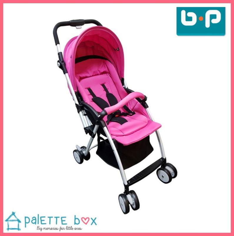 BP Alex Lightweight Stroller - Self Standing, Reversible Handle, Reclinable to 175 deg, Suitable for Newborn, 6 Position UV Canopy Shade, Adjustable Handle Bar for Caregiver Height, Large Storage Compartment *FREE Cooling Mat, Raincover, Mosquito Net* Singapore