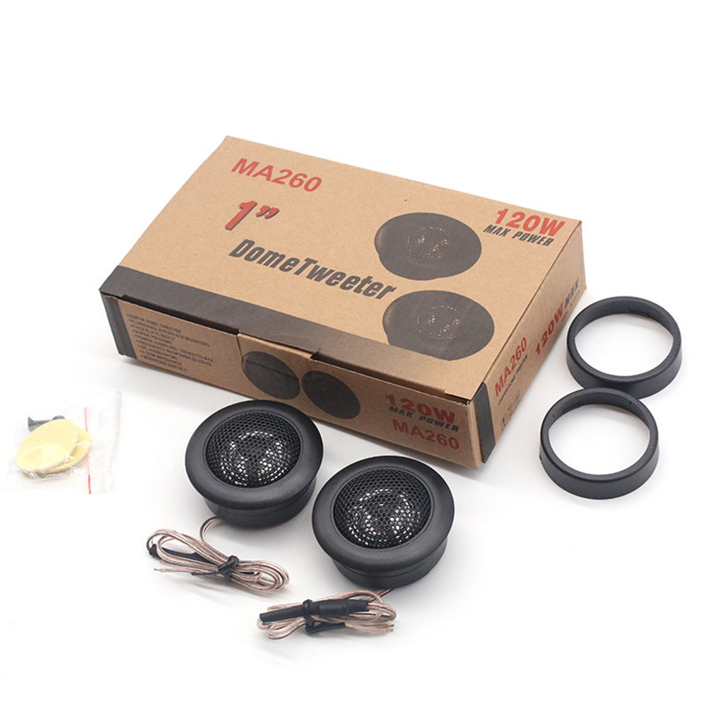 2 cái 120 Wát hiệu quả cao phổ Camera Tròn Mini Tweeter loa cho hệ thống âm thanh xe hơi
