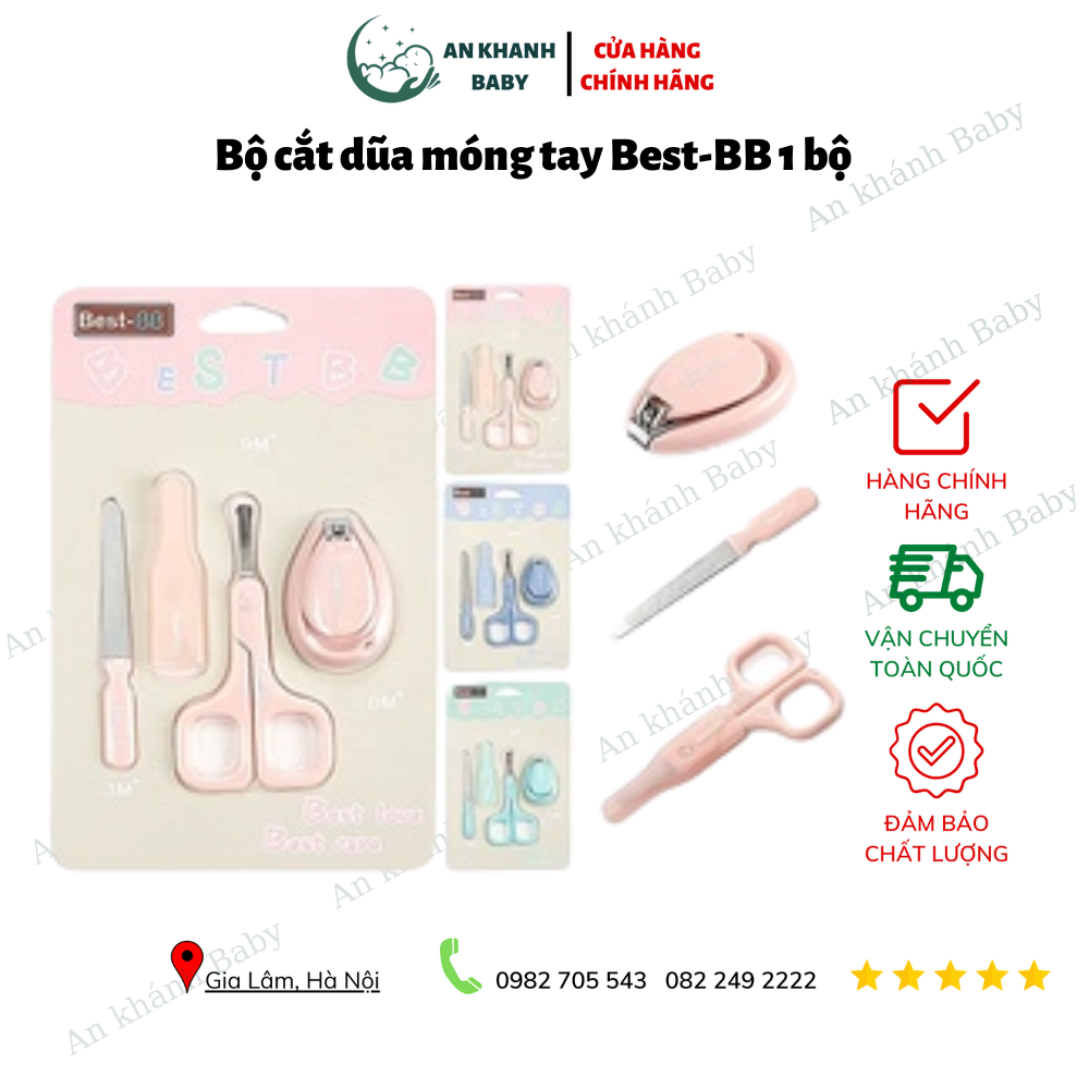 Bộ cắt dũa móng tay cho bé 3 chi tiết best-bb