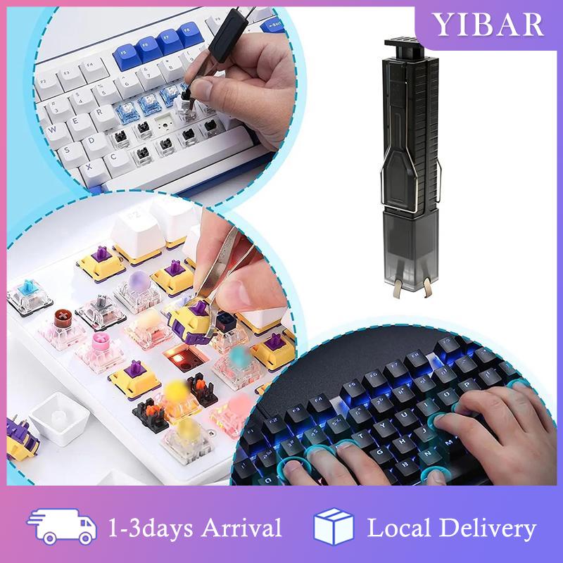 【YIBAR】 Đầu Kép Key Chuyển Puller Cho Bàn Phím Cơ Khí 2 Trong 1 Keycap Công Cụ Loại Bỏ Cho Nhà Chơi Game PC Thiết lập