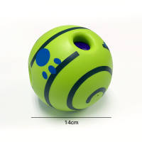 Rubvrenti Dog Toy Sound Ball Giggle Wobble Durable Interactive Pet Play Indoor Training