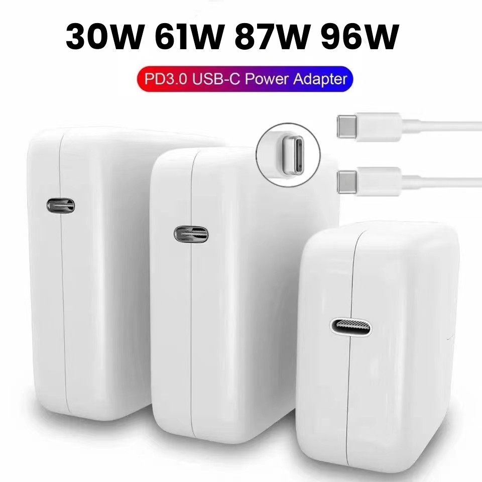 《923》30W 61W 87W 96W USB C PD Charger Power Ac Adapter With 2M Cable for MacBook Pro16 15 13 Inch Ne