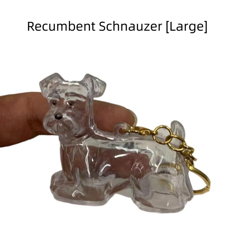 PICOK Con Chó Hình Dạng Pet Tóc Lưu Trữ Hộp Trong Suốt DIY Handmade Pet Tóc Keychain Ba Lô Trang Trí Nội Thất Phụ Kiện Lưu Niệm Bộ Sưu Tập Quà Tặng - 5