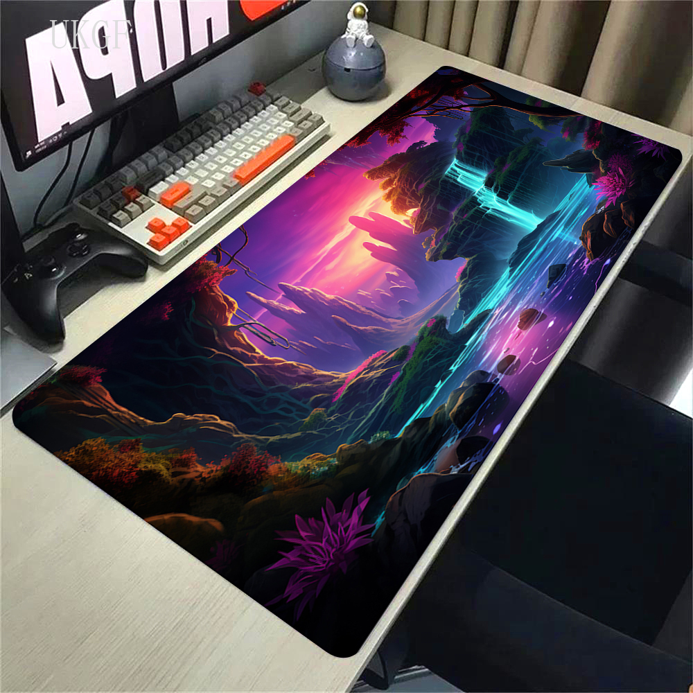 Chuột Pad Cảnh quan Núi Sunset Cartoon Bảng Mat Công ty Chuột Pad Desktop Pad Thẩm mỹ Trò chơi lớn C