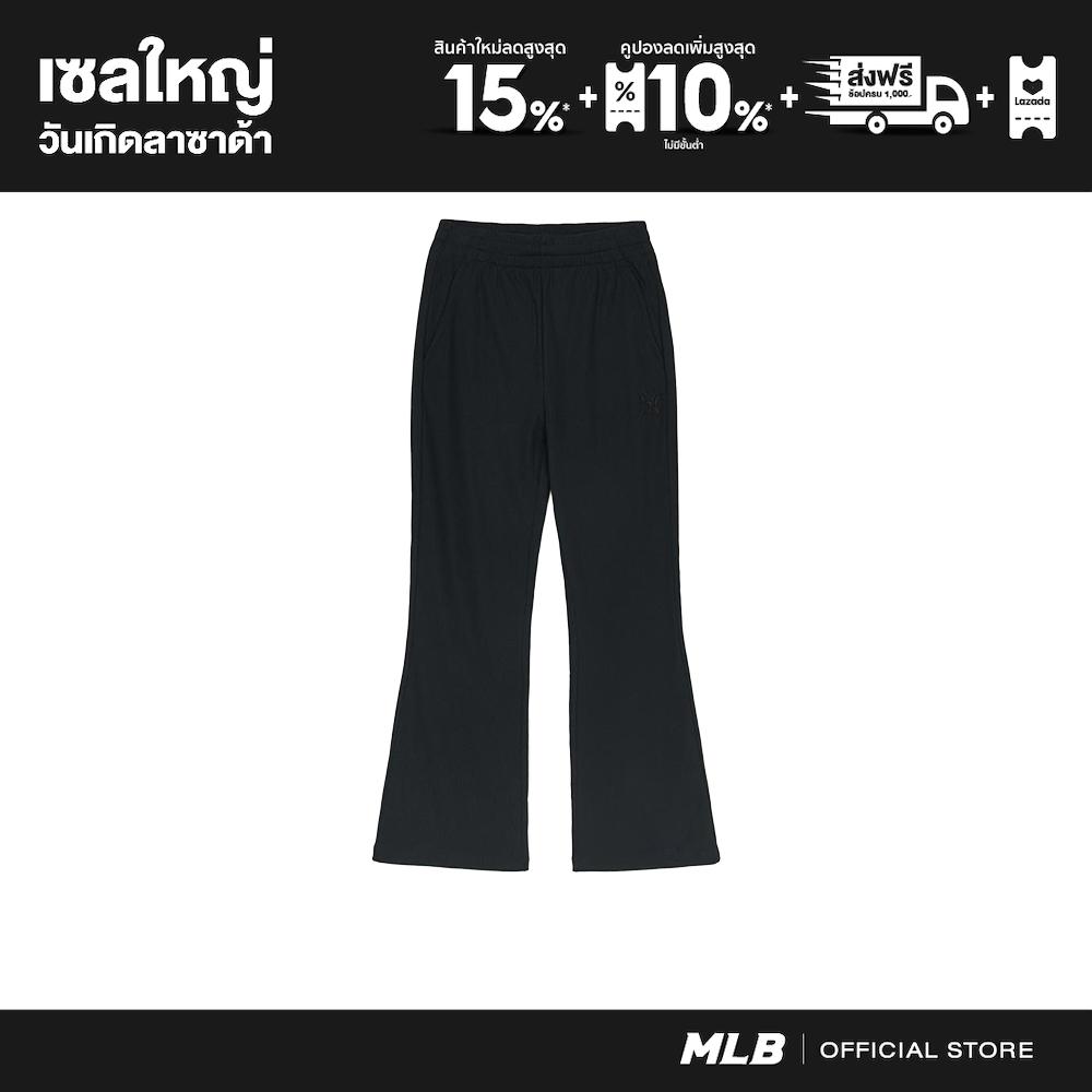 MLB Pants Women S Basic Ribbed Flare Pants 3FPTB0551 50BKS Black ราคา 3,590 บาท*ส่งฟรี