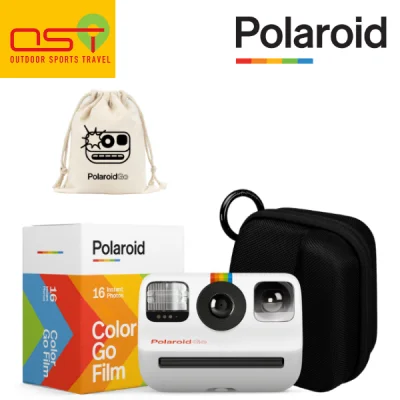 Polaroid GO Bundle (Polaroid GO + GO Film + GO Camera Case + GO Drawstring Pouch)