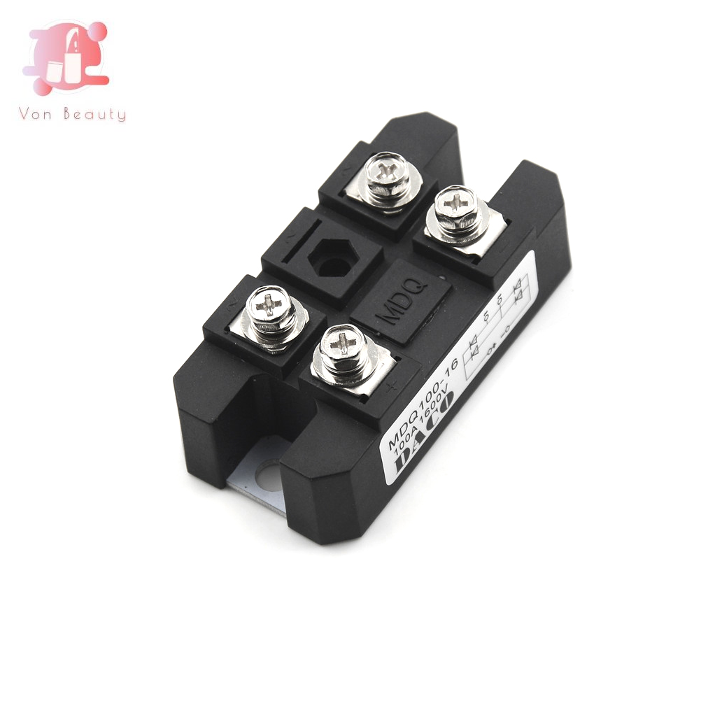 🔥five🔥 mdq 100a amp 1600v volt duy nhất 1 giai đoạn diode kim loại trường hợp cầu chỉnh lưu ts