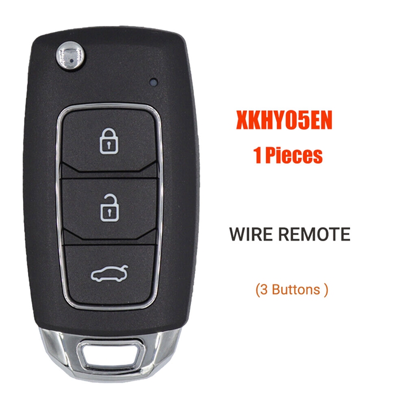 For XKHY05EN Universal Wire Remote Key Fob 3 Buttons for Style for VVDI Key Tool Accessory Part