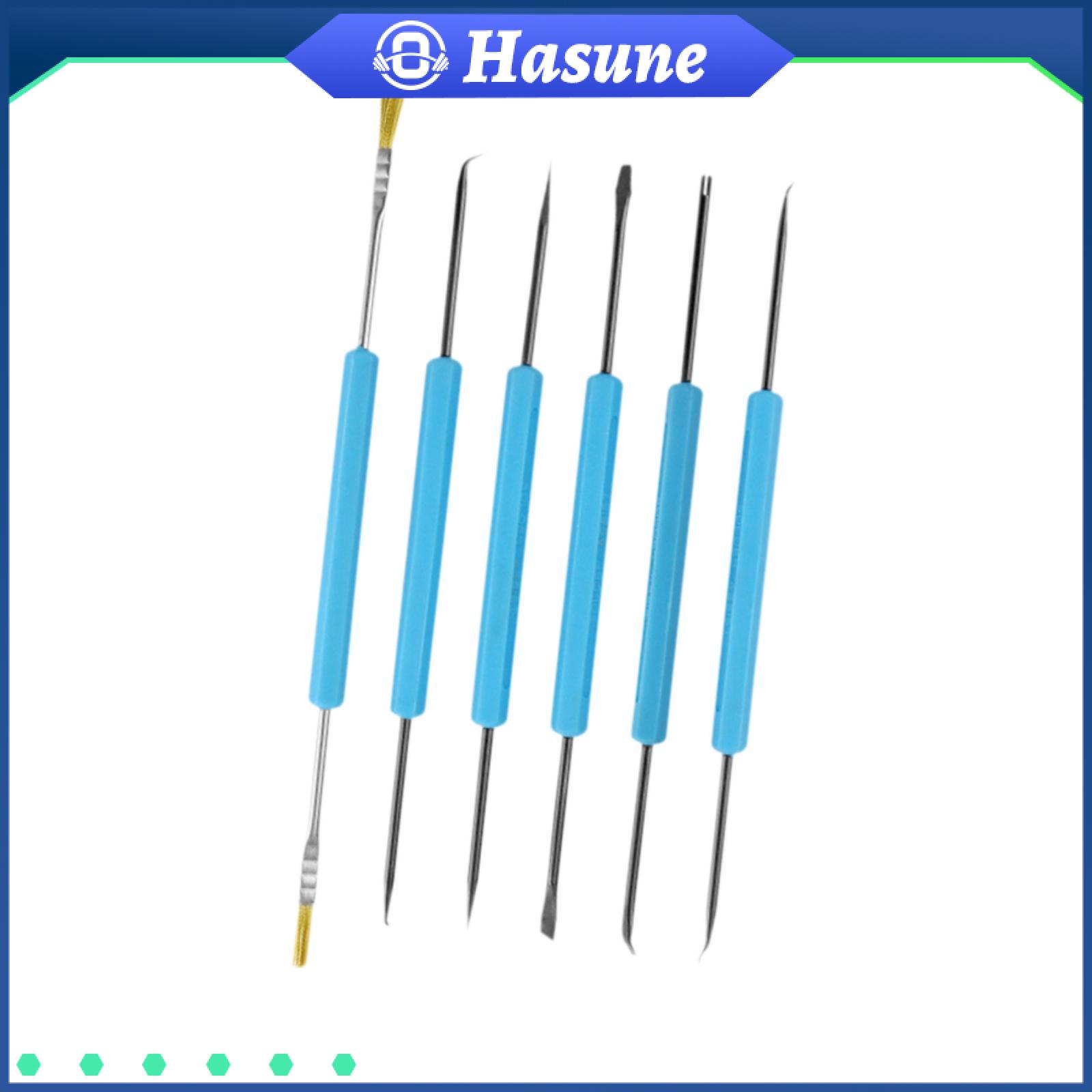Hasune 6 cái PCB Bộ vệ sinh thiết lập hai mặt để làm sạch linh kiện điện tử
