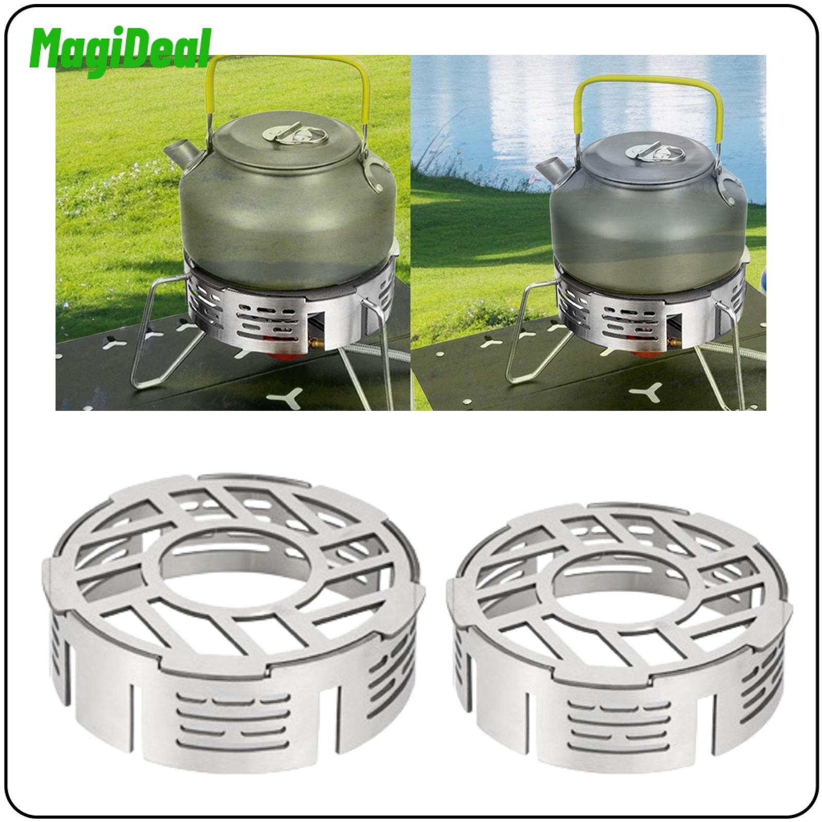 Thickened Outdoor Stove Windshield Energy Saving Windproof Shield Gas Stove Protector for Camping Gas Cooker