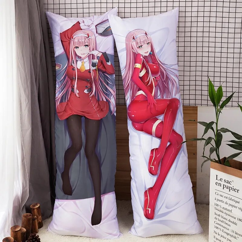 Anime body pillow zero two sale