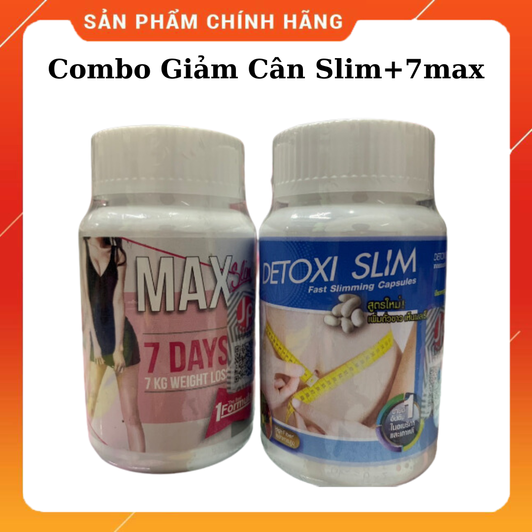 Combo giảm cân max 7 slim