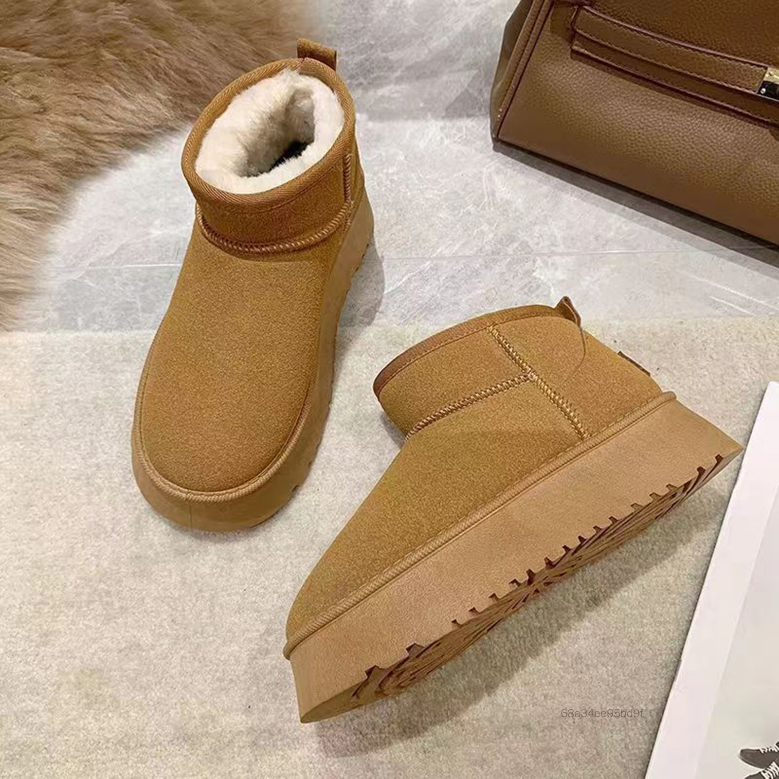 Ladies sang trọng Booties Snow Booty Boots thoáng khí Boots ấm áp cho việc mua sắm du lịch kinh doanh hẹn hò SP-VN - 4