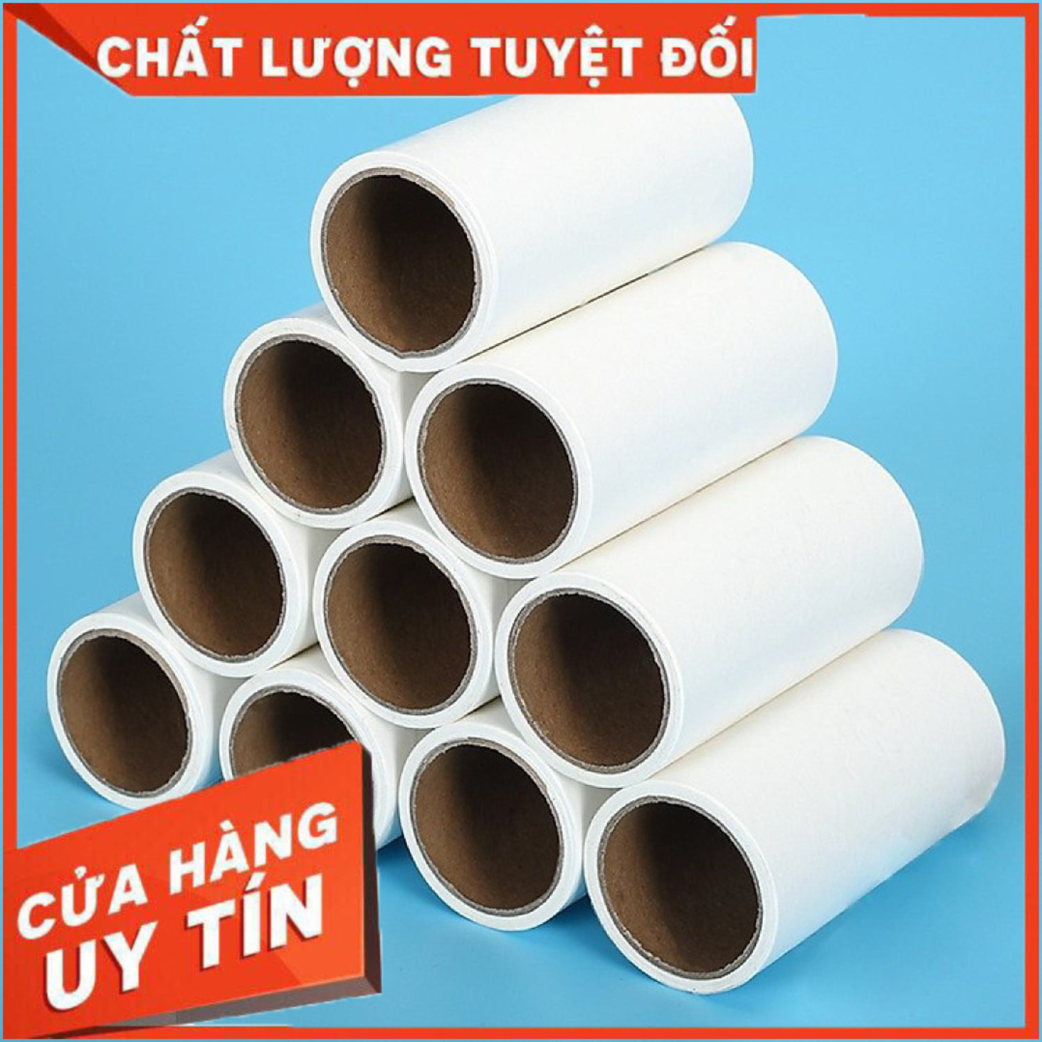 Combo 10 lõi lăn bụi 10cm lăn bụi quần áo, lông chó mèo