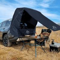 ZHOUMEIWENSP Anti-mosquito SUV Tailgate Tent Easy Setup Rainproof Car Rear Tail Tent Portable without Support Poles Tent for Car Trunk Sunshade Self-Driving Tour