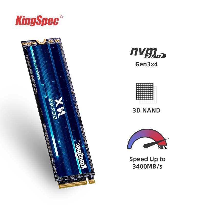 Kingspec M.2 SSD NVMe 1TB 512GB 256GB 128GB M.2 2280 Pcie NVMe SSD 500GB 240GB nội bộ ổ đĩa trạng thái rắn ổ cứng cho máy tính xách tay