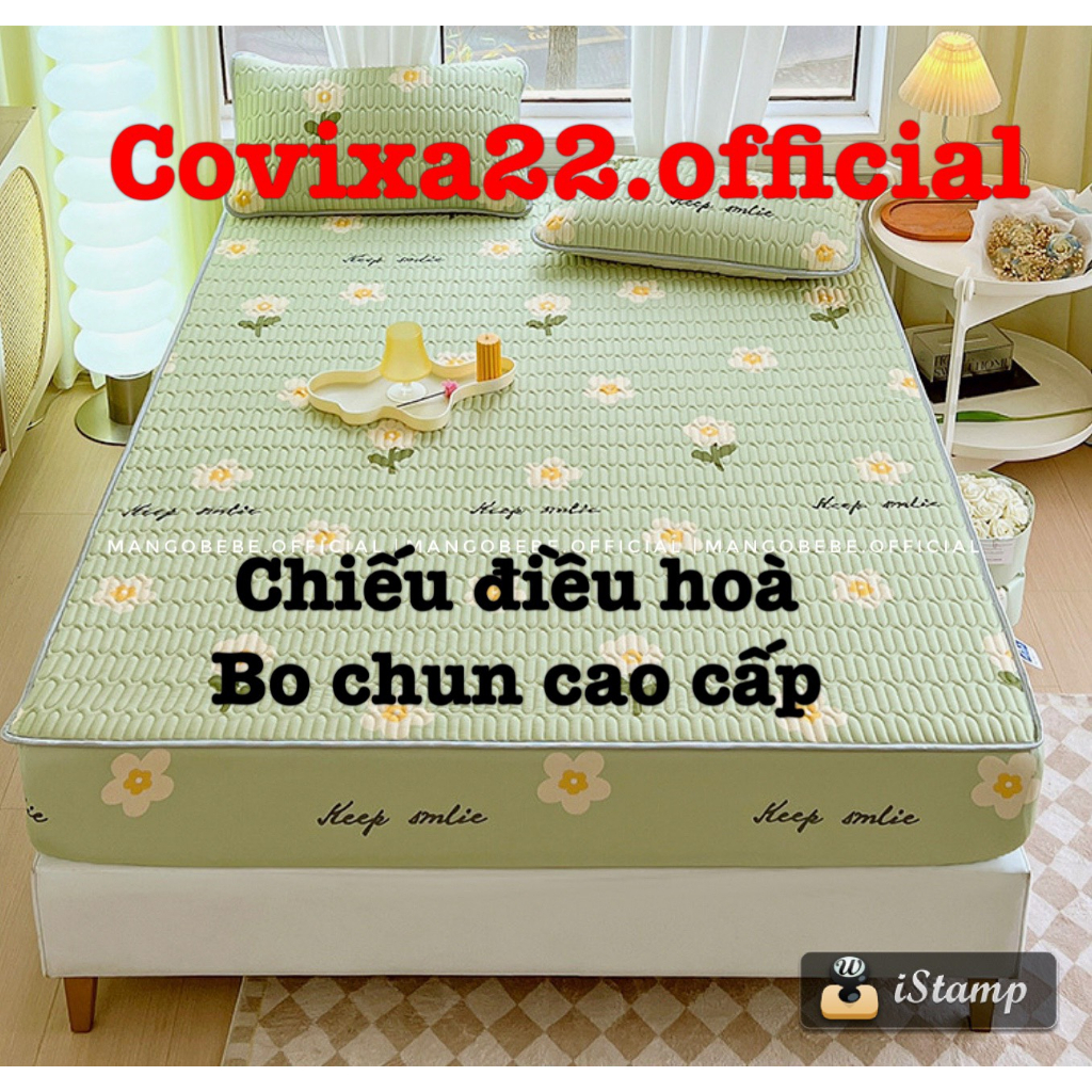 Chiếu điều hòa cao su non bo chun, Chiếu tencel latex nhập khẩu cao cấp