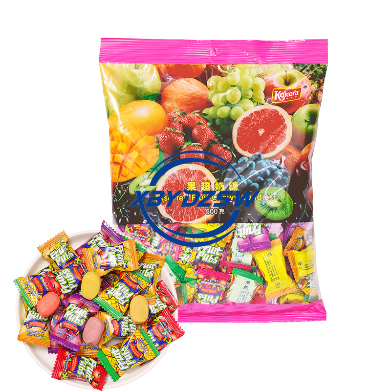 กัมมี่ผลไม้ 500 กรัมน้ําผลไม้รสลูกอมขนมปีใหม่ของว่างสบาย ๆ ราคา 281 บาท*ส่งฟรี