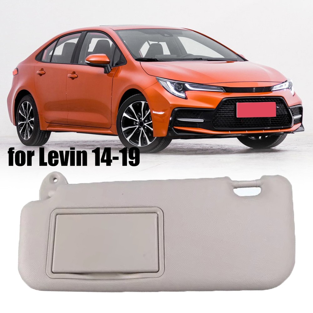 Mileauto nội thất ô tô Tấm Che Nắng trái bên lái xe trong màu xám PVC phù hợp với 2014 đến 2019 xe ô tô Giao hàng nhanh