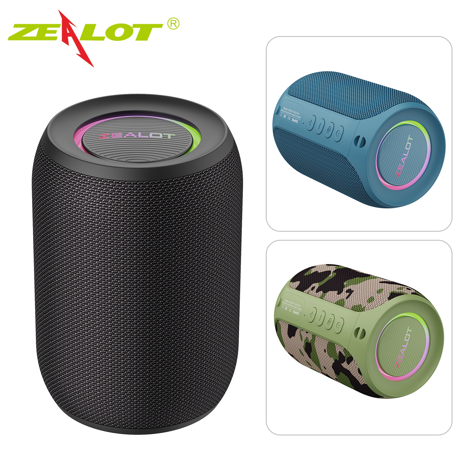 ZEALOT S32Pro Portable Wireless Speaker with BT 5.2 Technology IPX5