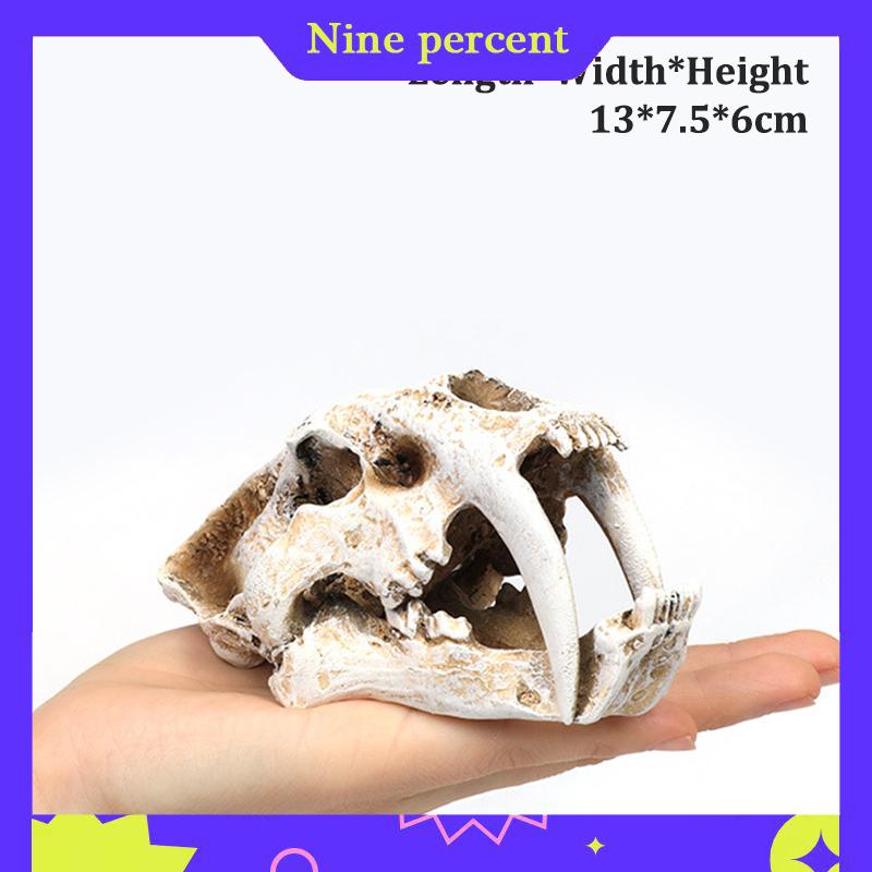 Nine percent Mô phỏng nhựa động vật hộp sọ trang trí tự làm bể cá bể cá phụ kiện trang trí sáng tạo hộp sọ cảnh quan bể cá trang trí - 7