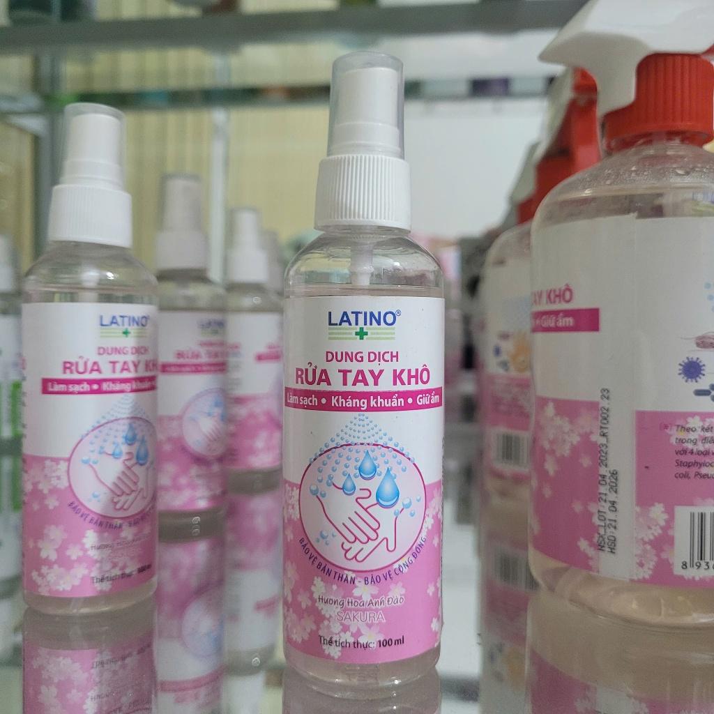 Latino – Nước Rửa Tay Khô Hương Đào | Kháng Khuẩn & Thơm Mát