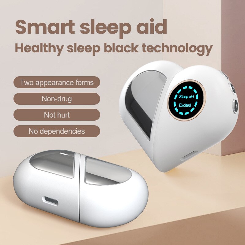 CES thiết bị hỗ trợ giấc ngủ EMS hỗ trợ chờ thông minh mất ngủ lo lắng trầm cảm Relief giấc ngủ khỏe mạnh công nghệ đen cải thiện giấc ngủ hypnosi