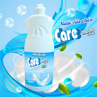 Chai Nước rửa chén hương chanh care SIÊU TIẾT KIỆM