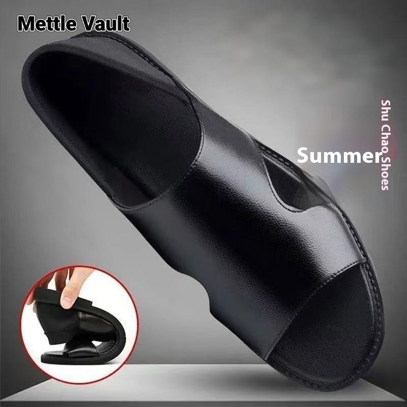 Mettle Vault Summer Men's Casual Sandals with Soft Sole and Anti-Odor Design for Daily Wear ราคา 62 บาท*ส่งฟรี