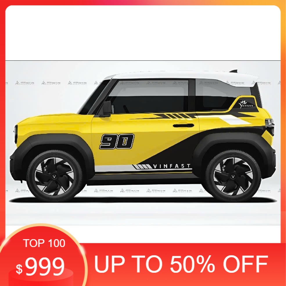 [Hot] Vf3 Car Stickers - Vf3 Sports Car Stickers Come in Many Colors to Choose From. 1 Set of Stickers for Both Sides of the Car [2 Year Warranty] Giá 432,837 Đồng*Miễn phí vận chuyển