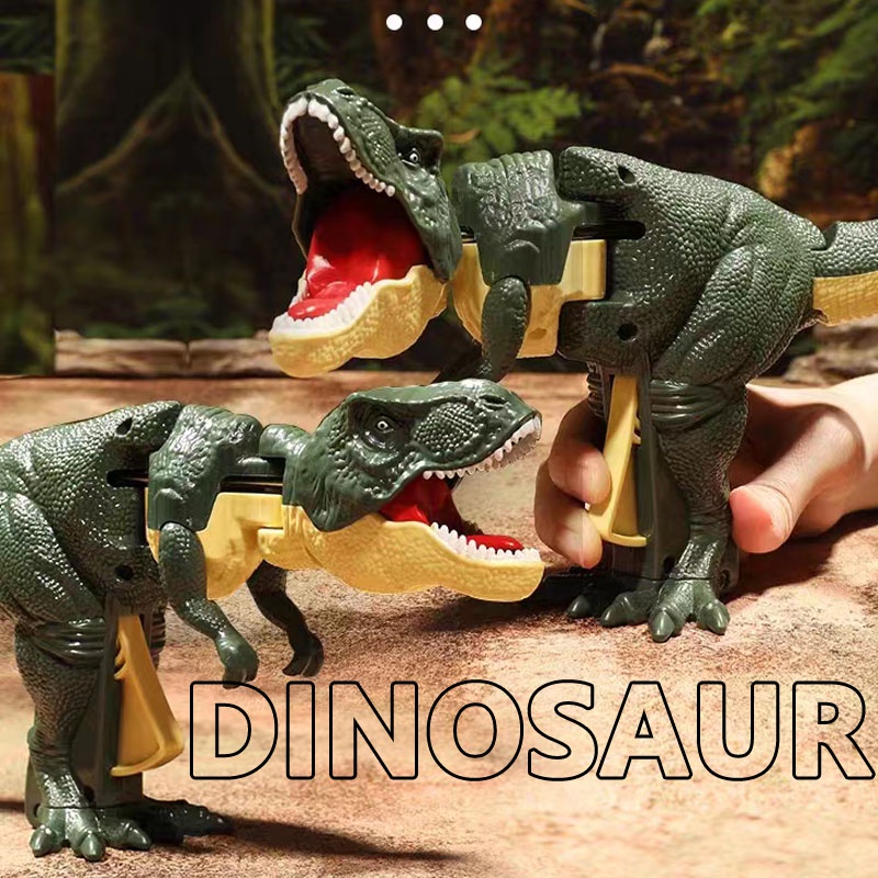 Vui nhộn xoay khủng long đồ chơi Báo Chí xoay Jurassic Khủng Long Tyrannosaurus Rex mô hình bé trai Lập Dị đồ chơi xả stress