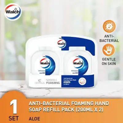 Walch Speed Foaming Automatic Hand Wash Dispenser Refill Twin Pack (200ml x 2 Bottles)