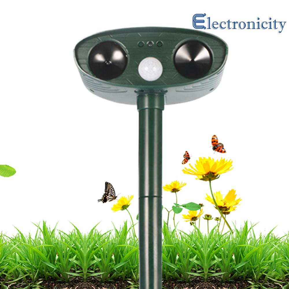 Solar Outdoor Cat Squirrel Repellent with Motion Sensor Ultrasonic Animal Repeller Animal Deterrent for Garden Yard Lawn ราคา 545 บาท*ส่งฟรี