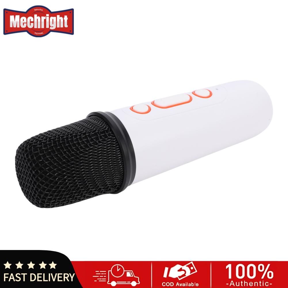 Mechright Micro Karaoke Không Dây Hamwesh Phạm Vi 8-10M Âm Thanh 360 Độ Loa Hát Di Động Hệ Thống KTV Trên Ô Tô Với Pin Sạc Cho Xe Hơi Gia Đình Sử Dụng Ngoài Trời (Micrô Đơn)